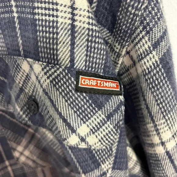 Men’s extra large craftsman long sleeve heavyweight flannel shirt button up. EPC - Picture 9 of 9